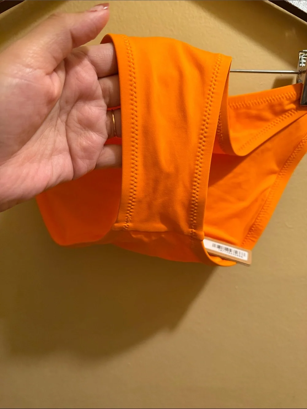 SKIMS Orange Recycled Swim Two-Piece Set